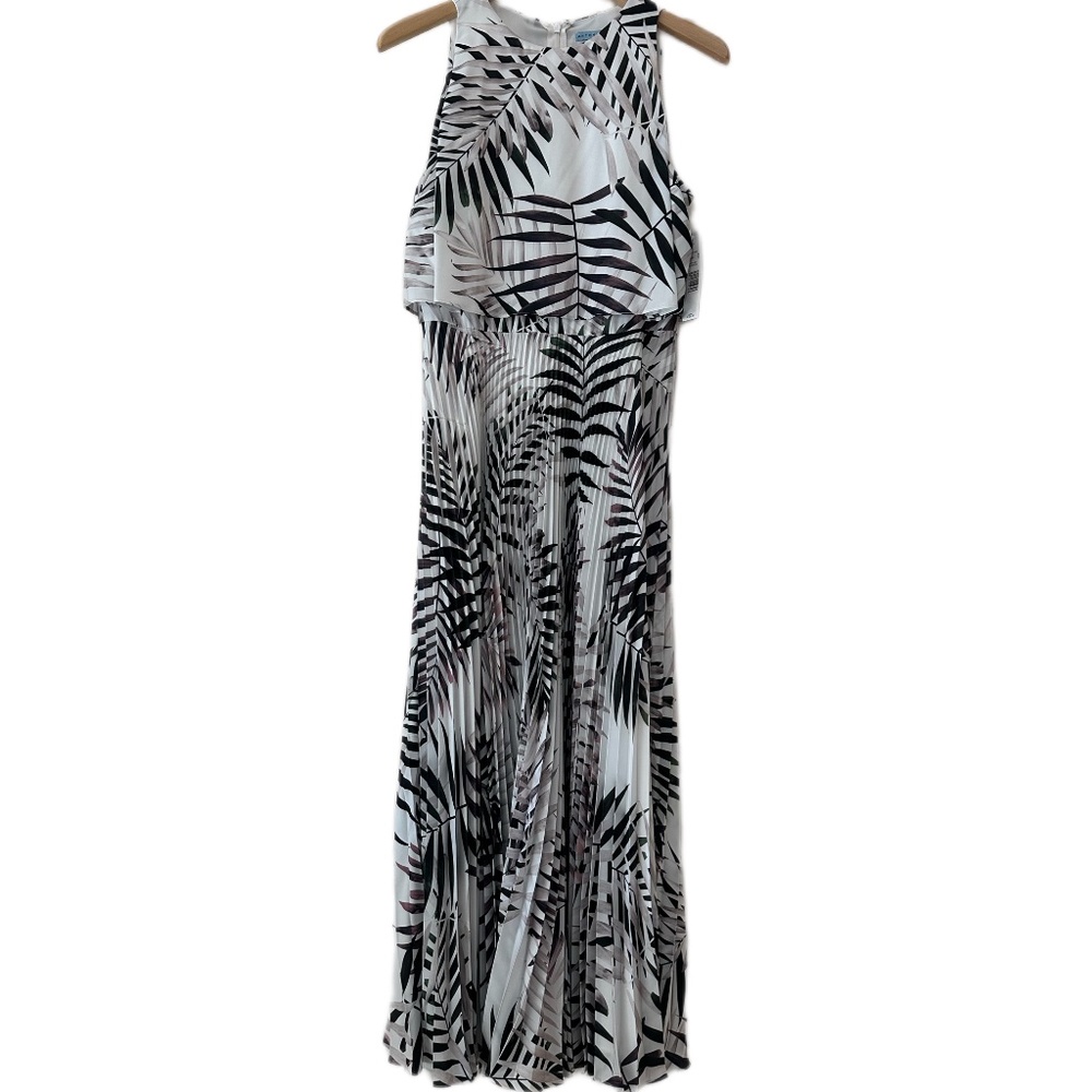 Antonio Melani size 8 palm print dress
